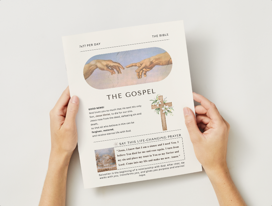 The Gospel (Printable Bible Verse Wall Art)