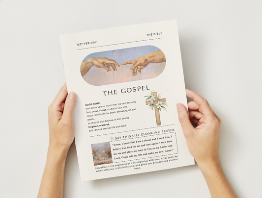 The Gospel (Printable Bible Verse Wall Art)
