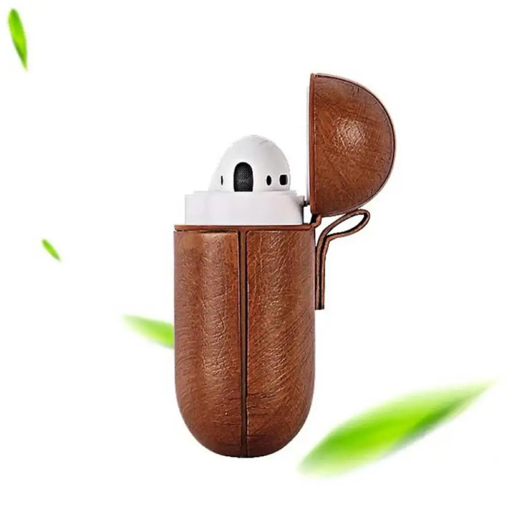 Case Cover Soft for Airpoded 1/2 Luxury Earphone for Apples 2 Marble Pattern Faux Leather Protect