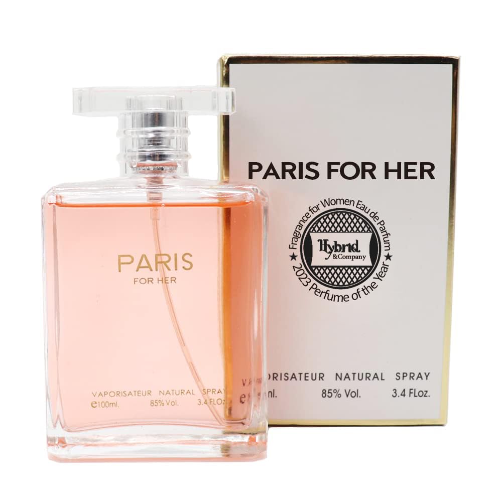 Paris for Her Fragrance for Natural Spray Sweet Scent Women Eau De Parfum 3.4 Fl Oz