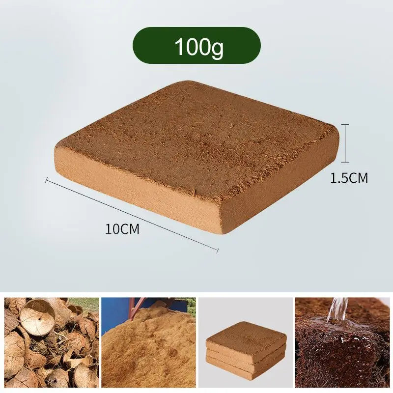 Coir Pellet Soil Coconut Fiber Coir Pellet Nutrient Soil Lightweight Plant Compressed Base Coir Pellet Soil Flowers Vegetables